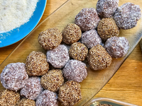 Energy Balls - Haselnuss-Schoko-Creme, Energy Balls Rezept ohne Zucker